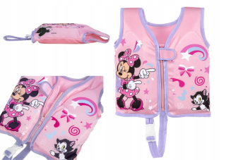 Plavecká vesta Bestway Minnie Mouse, veľkosť S/M, ružová